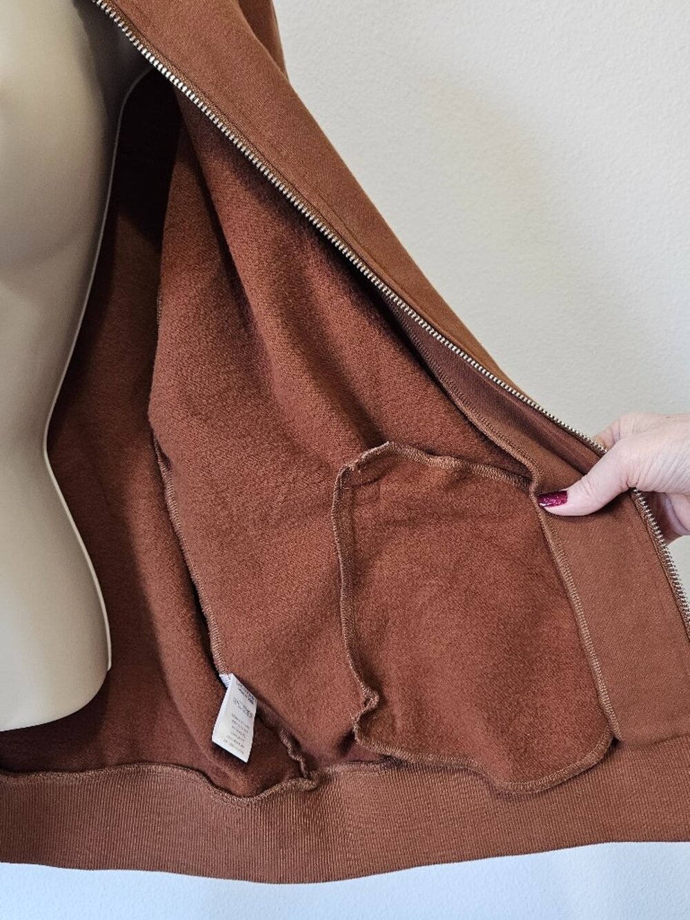 GeGekoko Drop Shoulder Oversized Full Zip Jacket - Picture 6 of 11